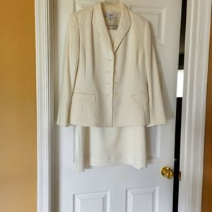 Ladies ivory suit